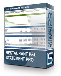 Restaurant Profit and Loss Statement Pro Restaurant Profit and Loss Statement Pro