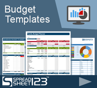 Budget Templates by Spreadsheet123.com