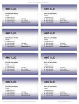 Purple Business Card - 8.1